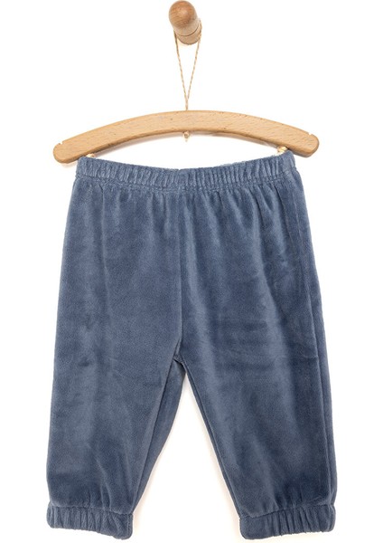 HelloBaby Basic Lastikli Kadife Eşofman Alt Erkek Bebek