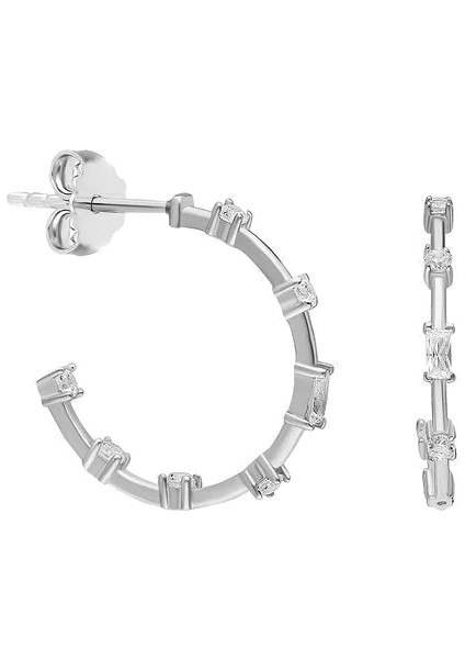 Luna Zirkon Küpe 717051 Silver