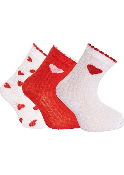 HelloBaby Kız 3lü Soket Çorap Kız Bebek