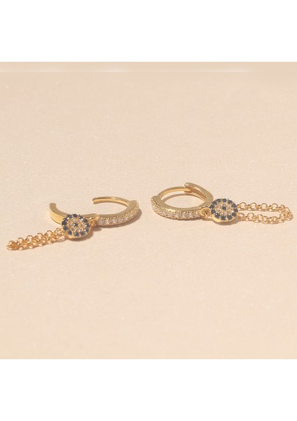 Halka ve Zincir Küpe 717086 Gold fiyatları