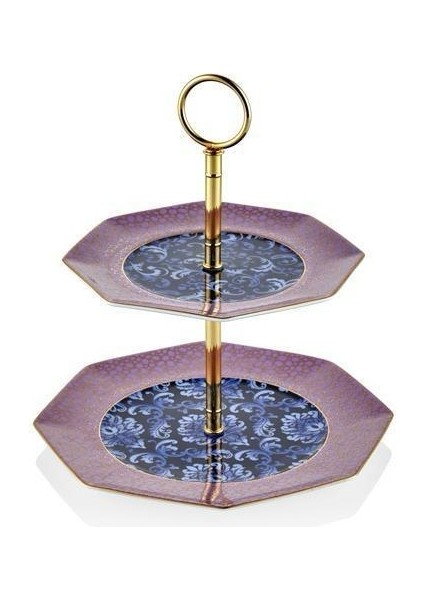 Tea Delight Kurabiyelik 25 cm Blooming Baroque 1 Adet