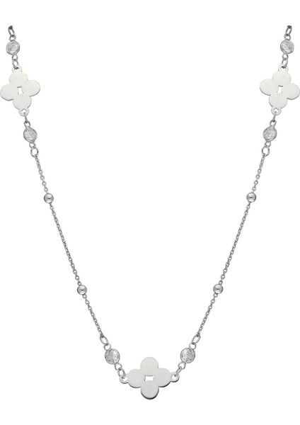 Yonca Zincir Kolye 718947 Silver