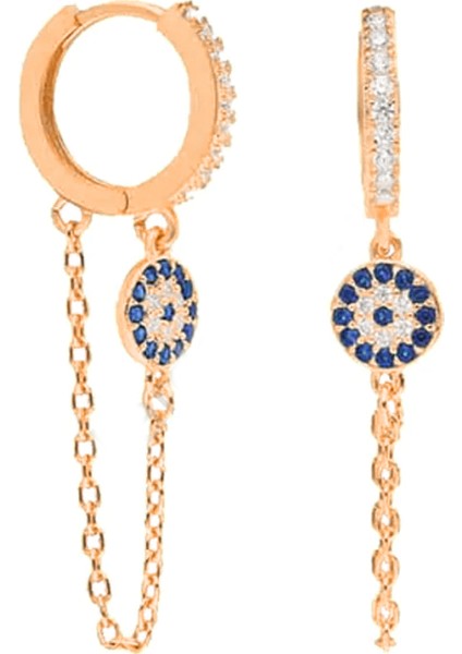Halka ve Zincir Küpe 717086 Rose