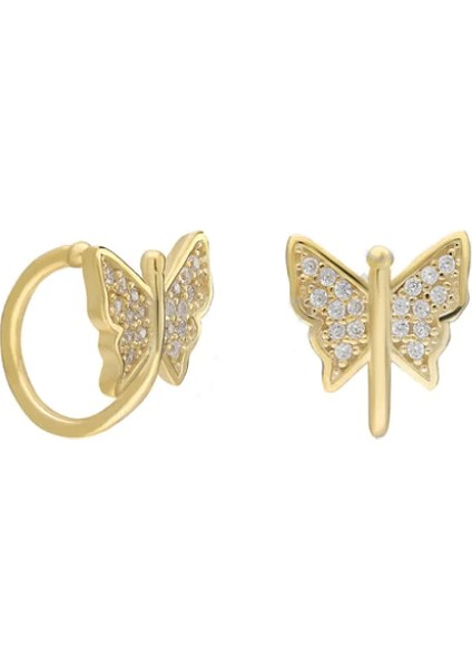 Kelebek Cuff Küpe 717085 Gold