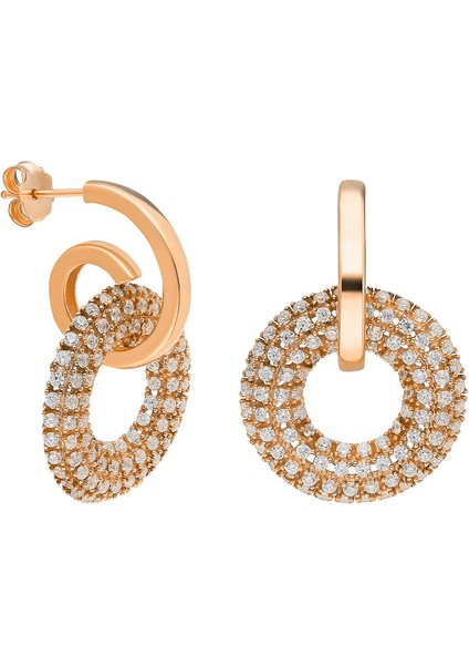 Shine Halka Küpe 717066 Rose