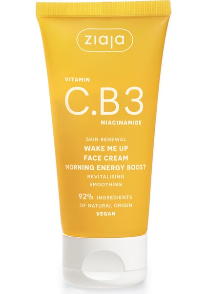 Vitamin C.b3 Niacinamide Wake Me Up Canlandırıcı Yüz Kremi 50 ml