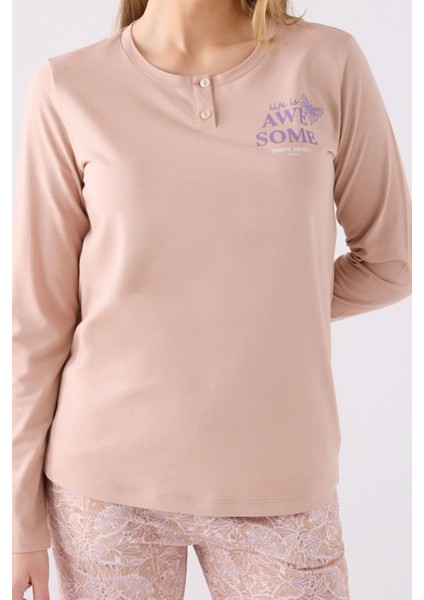 8879 Kadın Uzun Kol Pijama Takım fiyatları