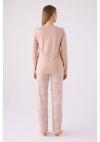 8879 Kadın Uzun Kol Pijama Takım modelleri