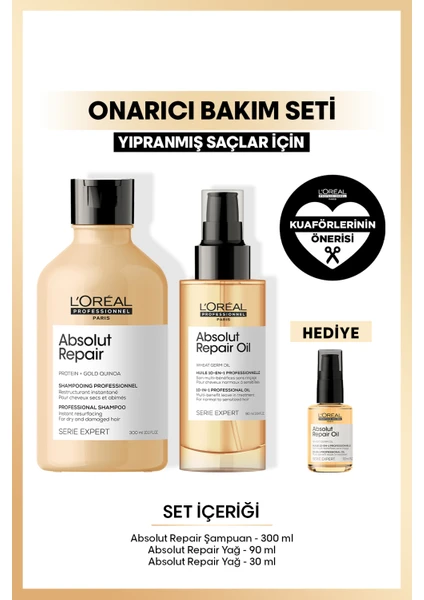 L'Oréal Professionnel Serie Expert Absolut Repair Onarıcı Bakım Tanışma Seti