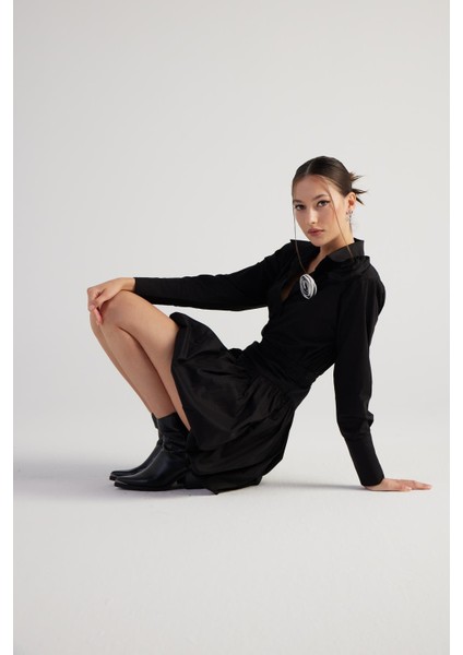 Beli Lastikli Mini Balon lexi etek Siyah modelleri