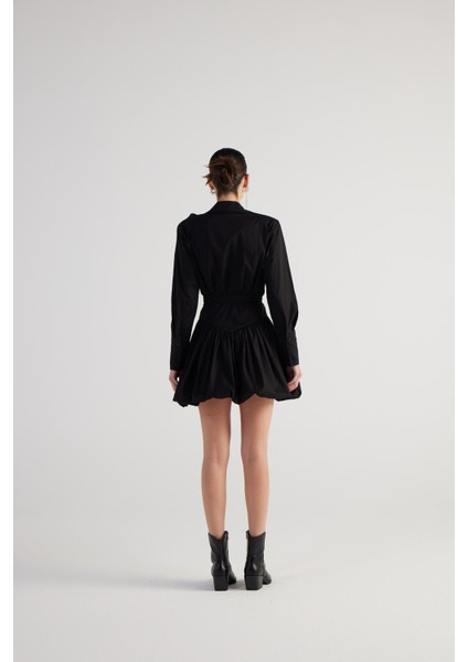 Beli Lastikli Mini Balon lexi etek Siyah indirimleri