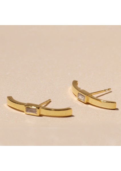 Yassı Taşlı Küpe 718891 Gold fiyatları
