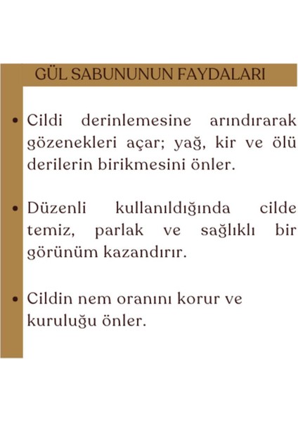 Doğal Gül Sabunu, Cildi Onarıcı, Yenileyici, Makyaj Temizliği Için Sabun 100 Gr modelleri