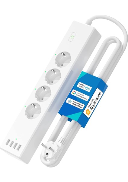 Akıllı Coklu Prız , 4 Guc + 4 USB MSS425F