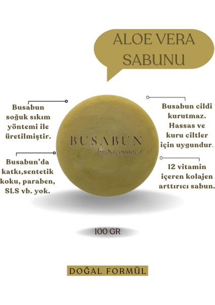 Aloe Vera Sabunu Doğal Ve Katkısız Sabun 100 Gr