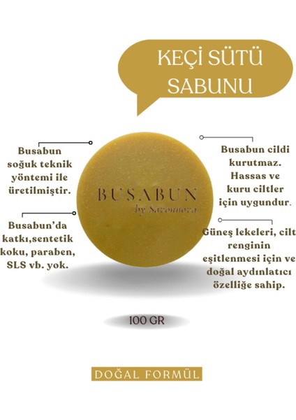 Keçi Sütü Sabun Doğal Ve Katkısız Keçi Sütlü Sabun 100 Gr