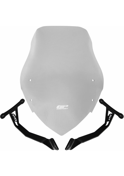 Honda Cb125F 2023-2024 Uyumlu Ön Cam Şeffaf 48 Cm