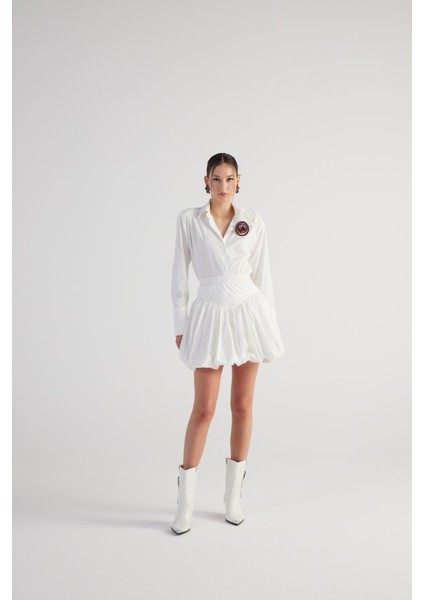 Beli Lastikli Mini Balon lexi etek Beyaz fiyatları