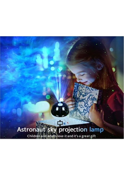 Starboy Astronot Kız Erkek Çocuk Projektör Samanyolu Yıldız Standlı Büyük Boy Güçlü Gece Lambası indirimleri