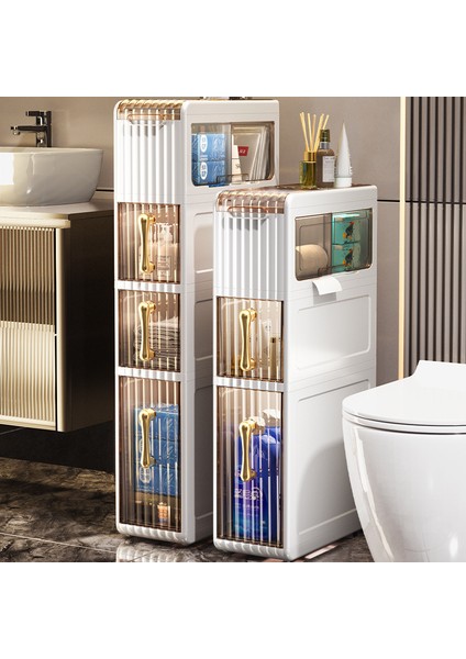 Banyo 4 Katlı Çekmeceli Organizer