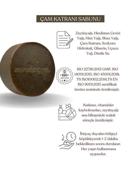 Doğal Çam Katranı Sabunu, Katkısız Sabun 100 Gr fiyatları