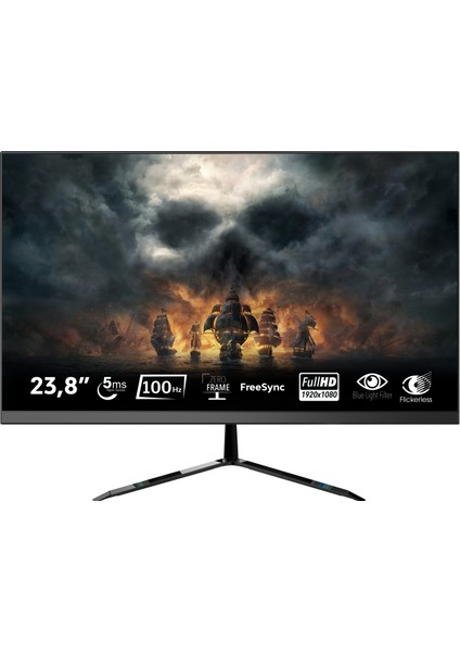 TH-238F-100 23,8" 100Hz 5ms Fhd IPS Freesync Hdmı (Blue Light Filter + Flicker-Free) Monitör