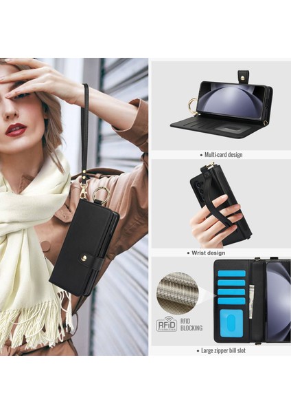 Bileklik Yüzük Rfıd Pu Kılıf Samsung Galaxy Z Fold6 (Yurt Dışından) fırsatları