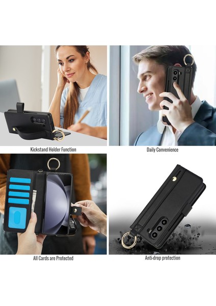 Bileklik Yüzük Rfıd Pu Kılıf Samsung Galaxy Z Fold6 (Yurt Dışından) indirimleri