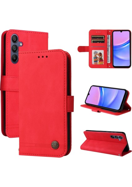 Samsung Galaxy A16 5g Için Cilt Fe Pu Kılıf (Yurt Dışından)