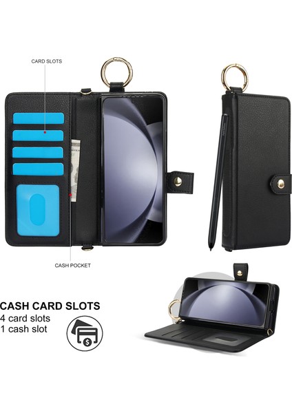 Bileklik Yüzük Rfıd Pu Kılıf Samsung Galaxy Z Fold5 (Yurt Dışından) modelleri