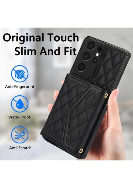 Samsung Galaxy S21 Ultra 5g Için Ekleme Eşkenar Dörtgen Çanta Kılıfı (Yurt Dışından) fiyatları