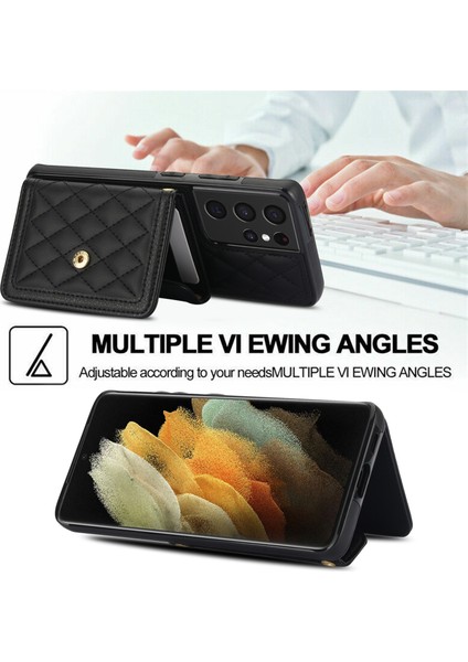 Samsung Galaxy S21 Ultra 5g Için Ekleme Eşkenar Dörtgen Çanta Kılıfı (Yurt Dışından) fırsatları