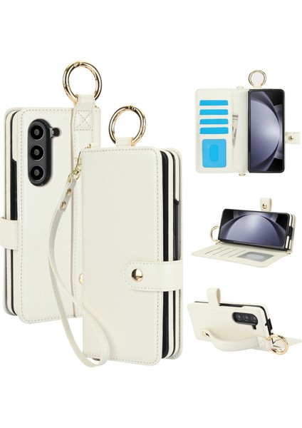 Bileklik Yüzük Rfıd Pu Kılıf Samsung Galaxy Z Fold6 (Yurt Dışından)