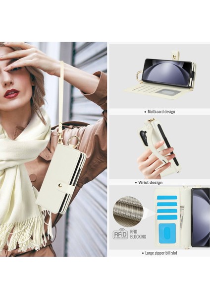 Bileklik Yüzük Rfıd Pu Kılıf Samsung Galaxy Z Fold6 (Yurt Dışından) fırsatları