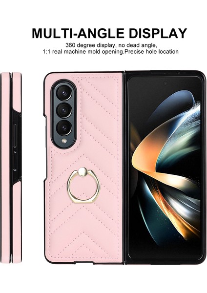 Samsung Galaxy Z Fold6 Için V Şeklinde Dönen Halkalı Kılıf (Yurt Dışından) fiyatları