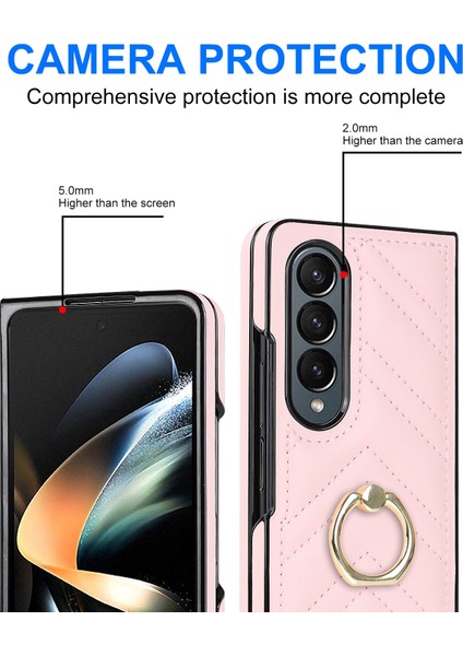 Samsung Galaxy Z Fold6 Için V Şeklinde Dönen Halkalı Kılıf (Yurt Dışından) fırsatları