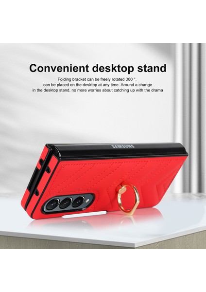 Samsung Galaxy Z Fold6 Için V Şeklinde Dönen Halkalı Kılıf (Yurt Dışından) indirimleri