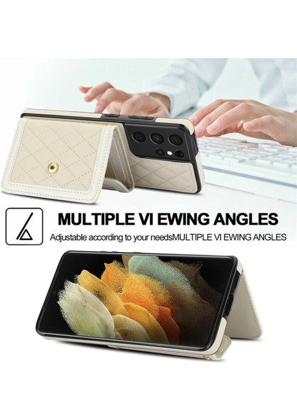 Samsung Galaxy S21 Ultra 5g Için Ekleme Eşkenar Dörtgen Çanta Kılıfı (Yurt Dışından) fırsatları