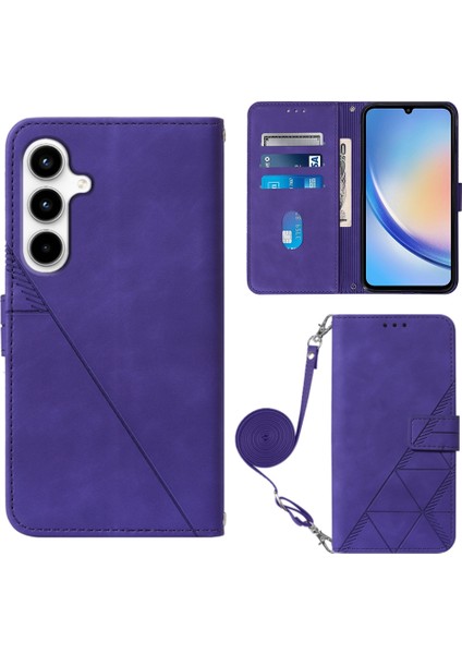 Samsung Galaxy A35 5g Için Crossbody Deri Kılıf (Yurt Dışından)