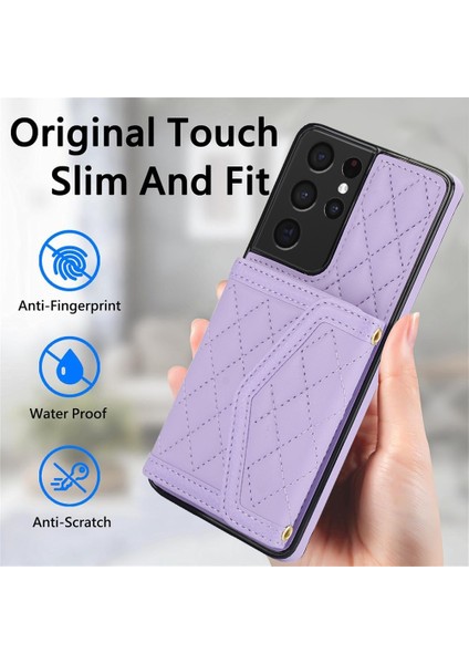 Samsung Galaxy S21 Ultra 5g Için Ekleme Eşkenar Dörtgen Çanta Kılıfı (Yurt Dışından) fiyatları