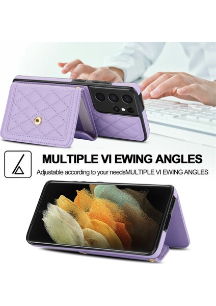 Samsung Galaxy S21 Ultra 5g Için Ekleme Eşkenar Dörtgen Çanta Kılıfı (Yurt Dışından) fırsatları