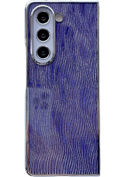 Samsung Galaxy Z Fold4 Için Dalgalar Glitter Pc Telefon Kılıfı (Yurt Dışından)