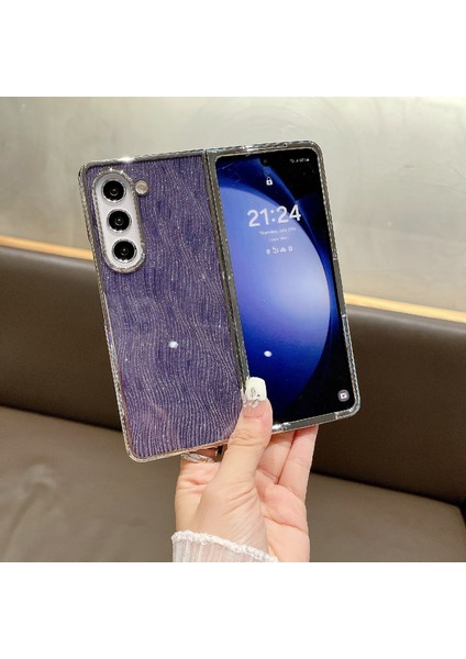 Samsung Galaxy Z Fold5 Için Dalgalar Glitter Pc Telefon Kılıfı (Yurt Dışından) modelleri