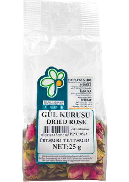 Gül Kurusu 25 gr