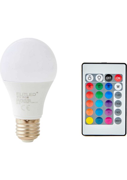 Uzaktan Kumandalı Rgb 9W LED Ampul fiyatları