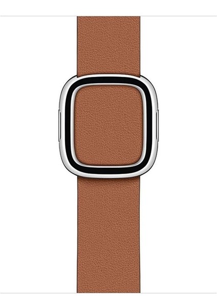 Psgt Apple Watch Uyumlu 38/40/41 Mm Için Modern Buckle Hakiki Deri Kordon