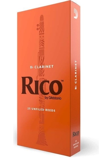 RCA2515 Bb Klarnet Kamışı 25'li Paket No 1.5