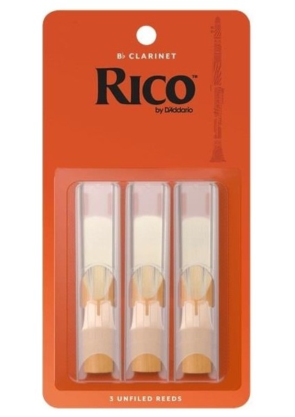 RCA0315 BB Klarnet Kamışı 3lü Paket NO 1.5
