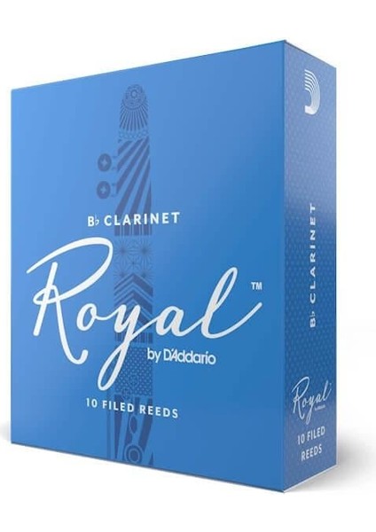 RCB1025 Royal Bb Klarnet Kamışı 10'lu Paket No 2.5