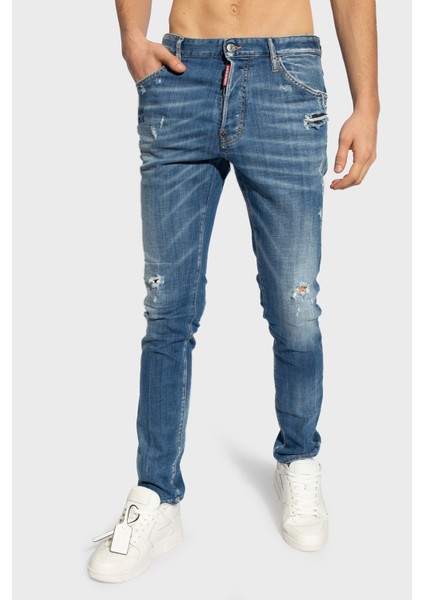 Streç Pamuklu Skinny Fit Jeans Erkek Kot Pantolon S74LB1445 S30342 470 fiyatları